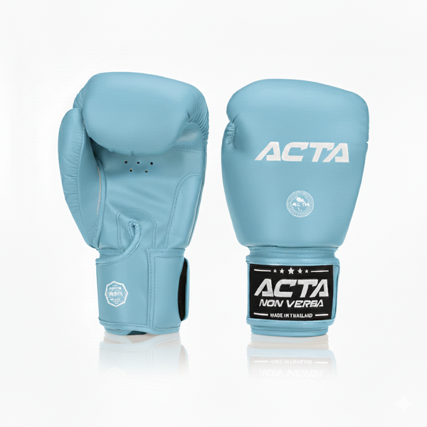 Acta Boxing Gloves Thai Evolution Semi Blue Light