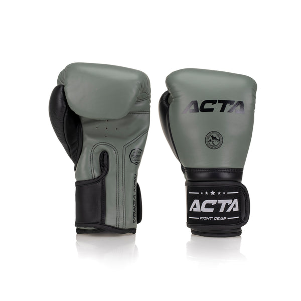 Acta Boxing Gloves Stricker VE Leather Army Green - Black