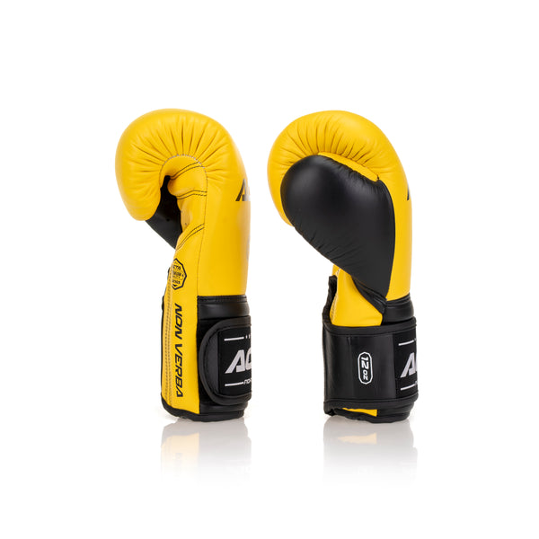 Acta Boxing Gloves Stricker VE Leather Yellow - Black