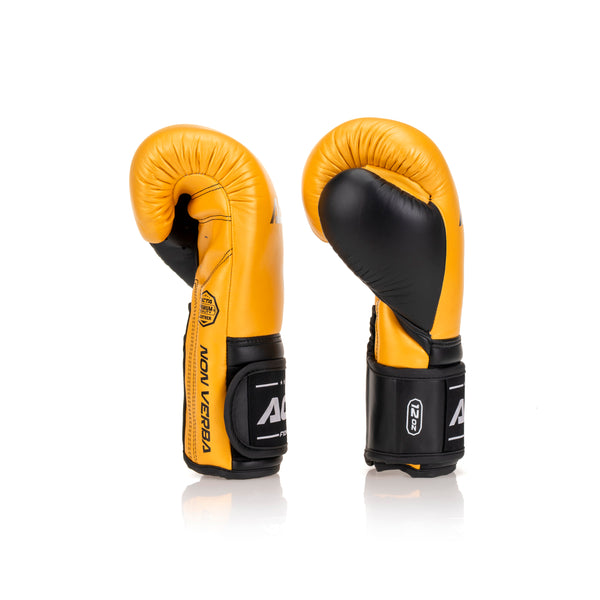 Acta Boxing Gloves Striker VE Leather Gold - Black