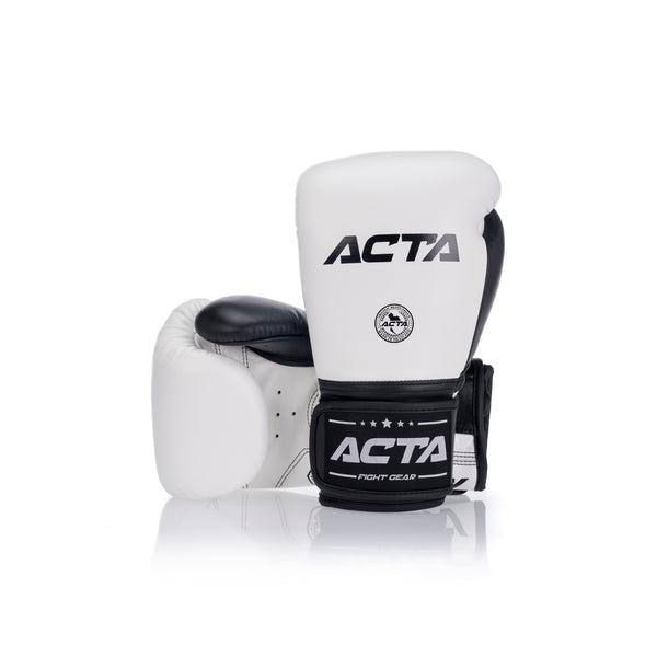 Acta Boxing Gloves Striker VE Leather White - Black