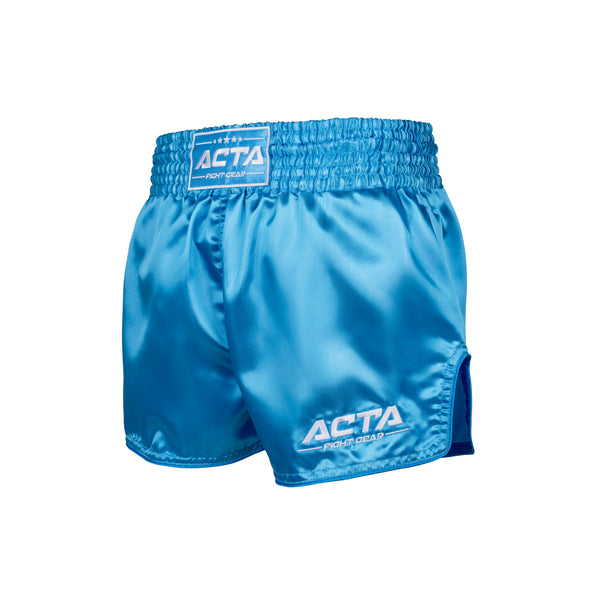 Acta Classic Muay Thai Shorts Blue Light