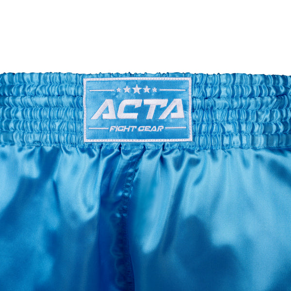 Acta Classic Muay Thai Shorts Blue Light