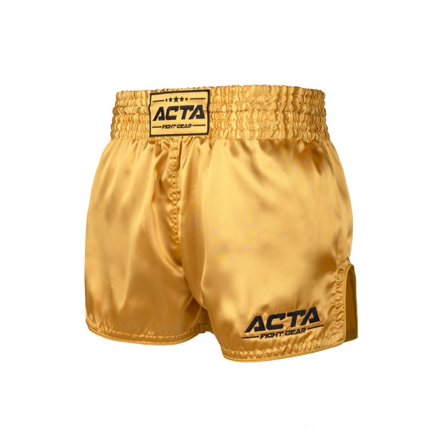 Acta Classic Muay Thai Shorts Gold