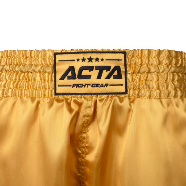 Acta Classic Muay Thai Shorts Gold