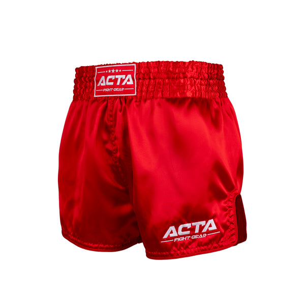 Acta Classic Muay Thai Shorts Red