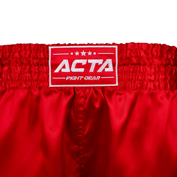 Acta Classic Muay Thai Shorts Red