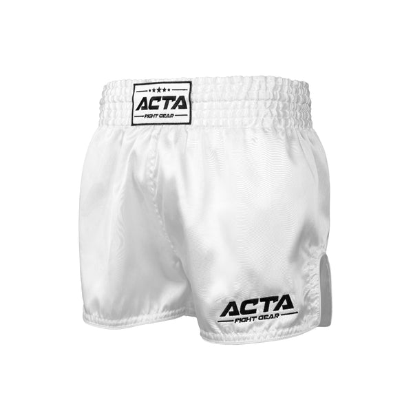 Acta Classic Muay Thai Shorts White