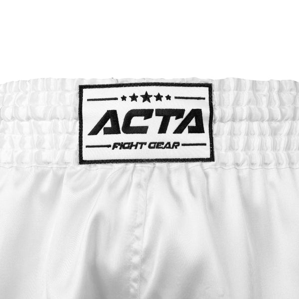 Acta Classic Muay Thai Shorts White