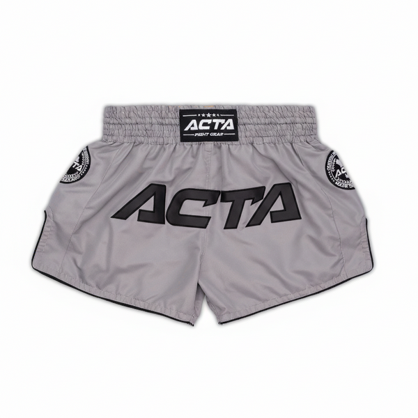 Acta Next-Gen Muay Thai Shorts Micro Grey Light