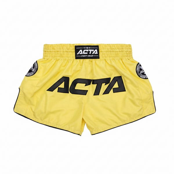 Acta Next-Gen Muay Thai Shorts Micro Yellow