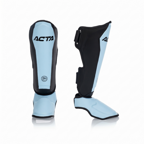 Acta Shin Guards Striker Semi Light Blue