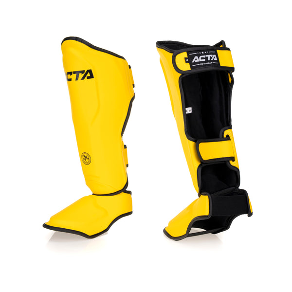 Acta Shin Guards Striker Semi Yellow
