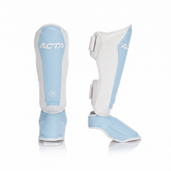 Acta Shin Guards Striker Semi Light Blue