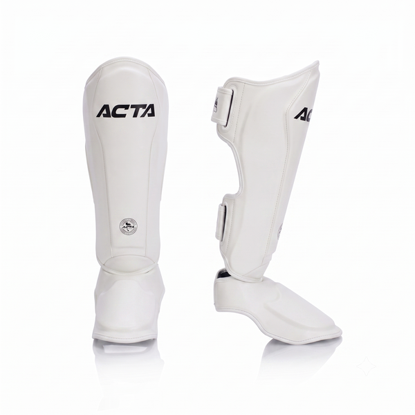 Acta Shin Guards Striker Semi White