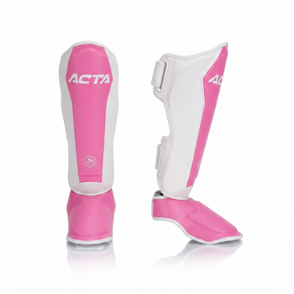 Acta Shin Guards Striker Semi Pink
