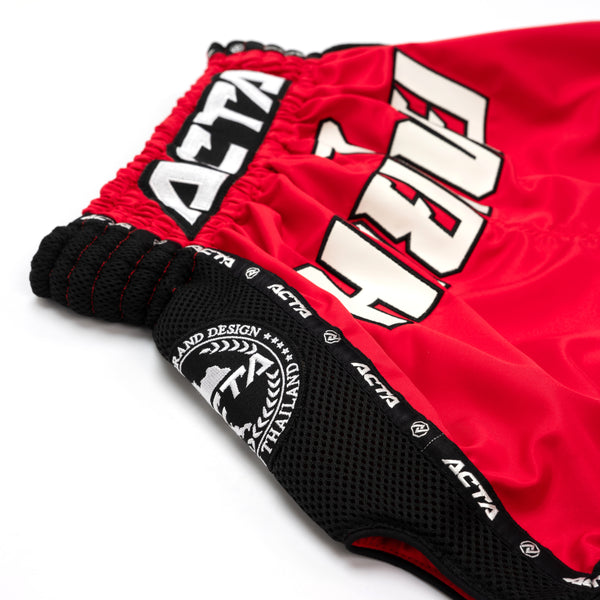 Shorts Muay Thai Red